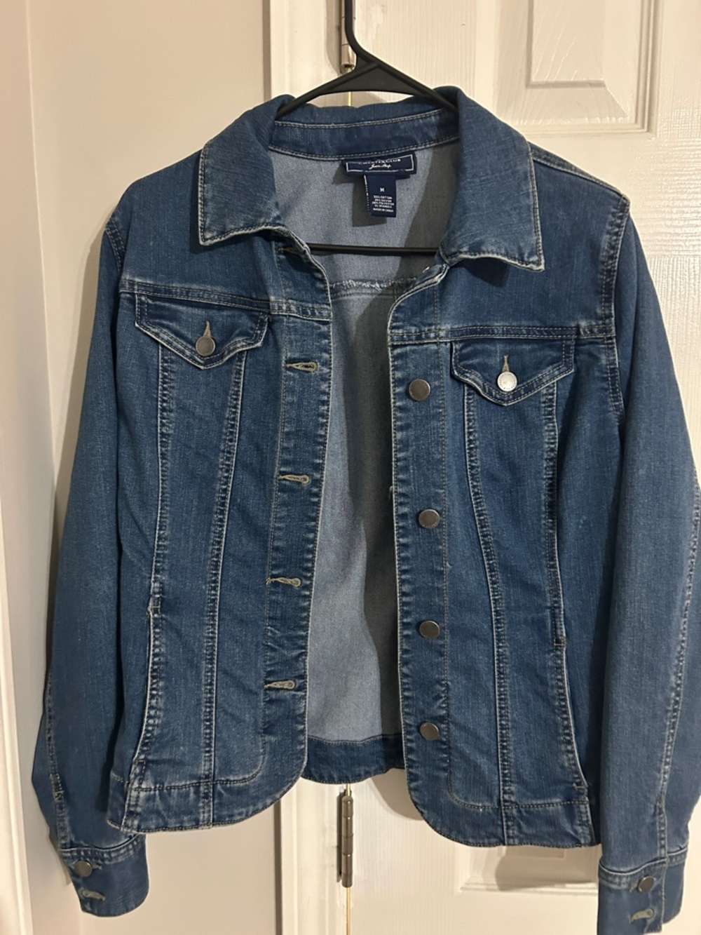 Charter Club Medium Blue Denim Jean Jacket